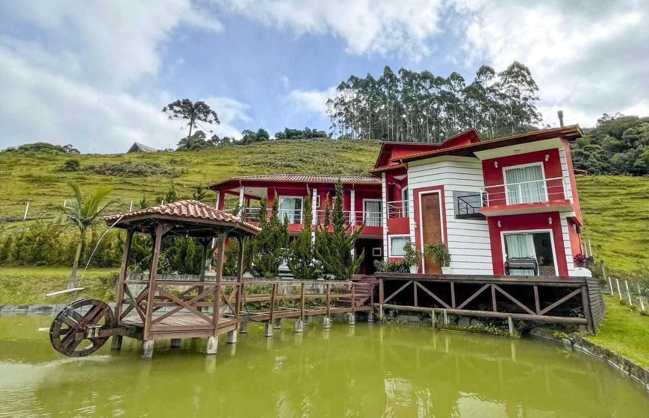 Ampla Casa De Campo - Afaven Águas Mornas Kültér fotó